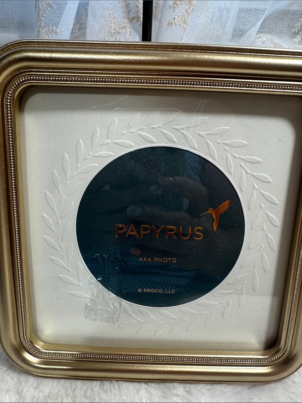 Papyrus gold 4x4 photo frame - Picture 2 of 3